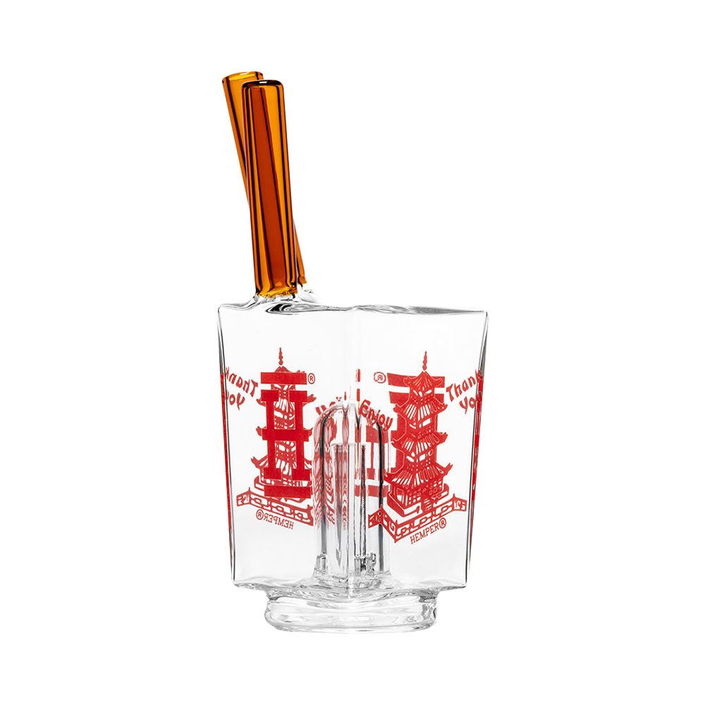 
                  
                    Load image into Gallery viewer, Chinese Takeout Glass Attachment for Puffco Peak &amp;amp; Peak Pro - 5.25
                  
                