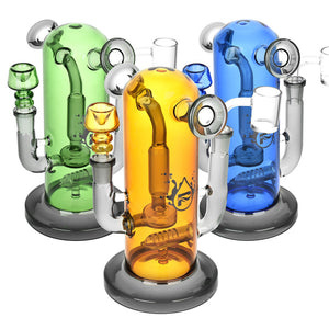 
                  
                    Load image into Gallery viewer, Pulsar Double Trouble Dry Pipe/Dab Rig | 8&amp;quot; | 14mm F
                  
                