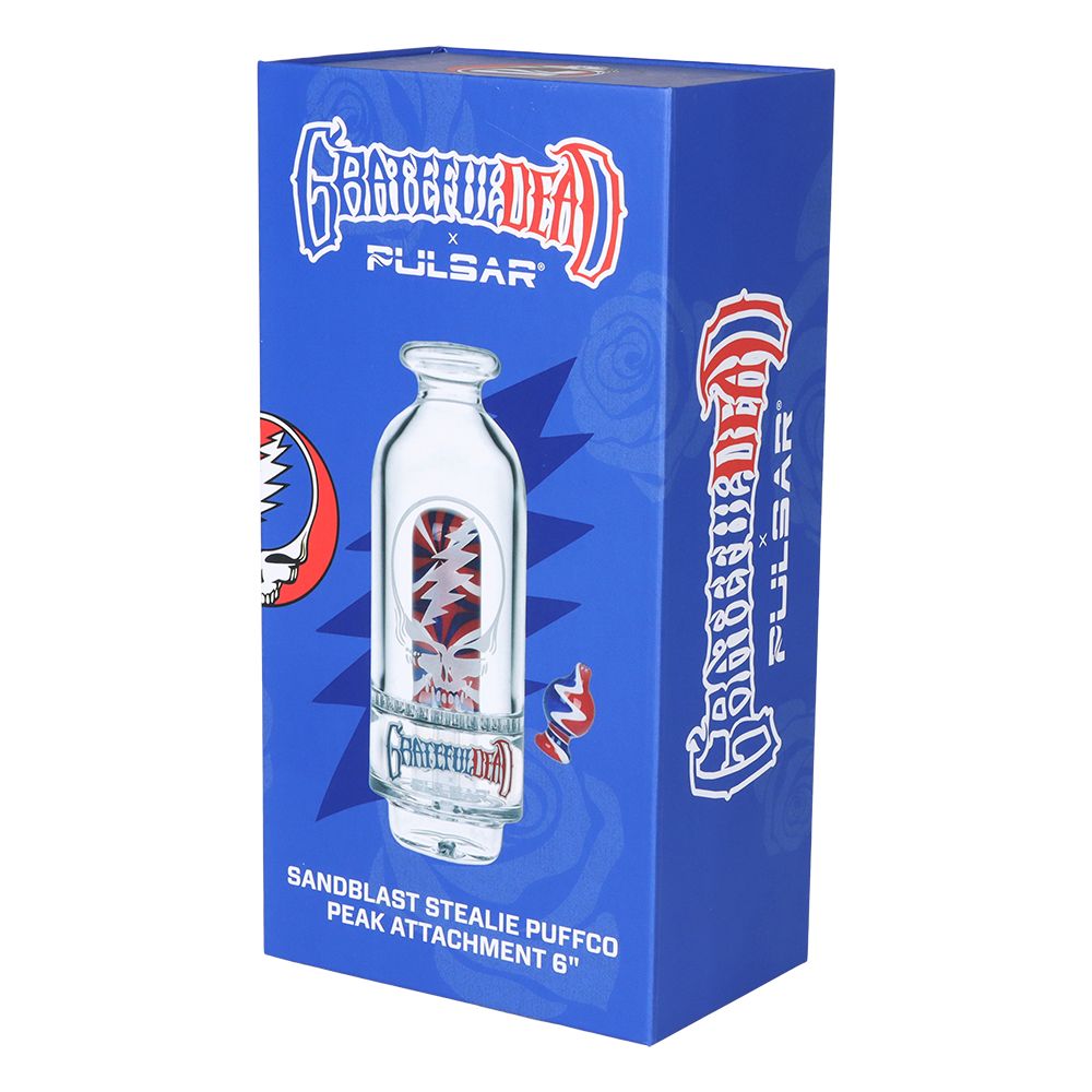 
                  
                    Load image into Gallery viewer, Grateful Dead x blast Stealie Attachment Set for Puffco Peak 6&amp;quot;
                  
                