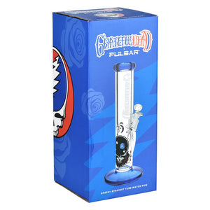 
                  
                    Load image into Gallery viewer, Grateful Dead x Pulsar Straight Tube Glass Bong - 11.75&amp;quot; / 14mm F
                  
                