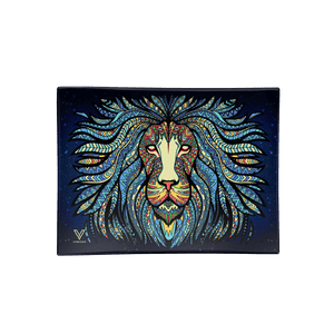 
                  
                    Load image into Gallery viewer, Tribal Lion Glass Rollin&amp;#39; Tray
                  
                