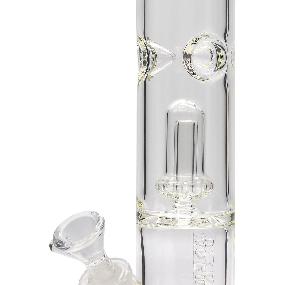 
                  
                    Load image into Gallery viewer, LA Pipes Thick Glass Straight Showerhead Perc Bong
                  
                
