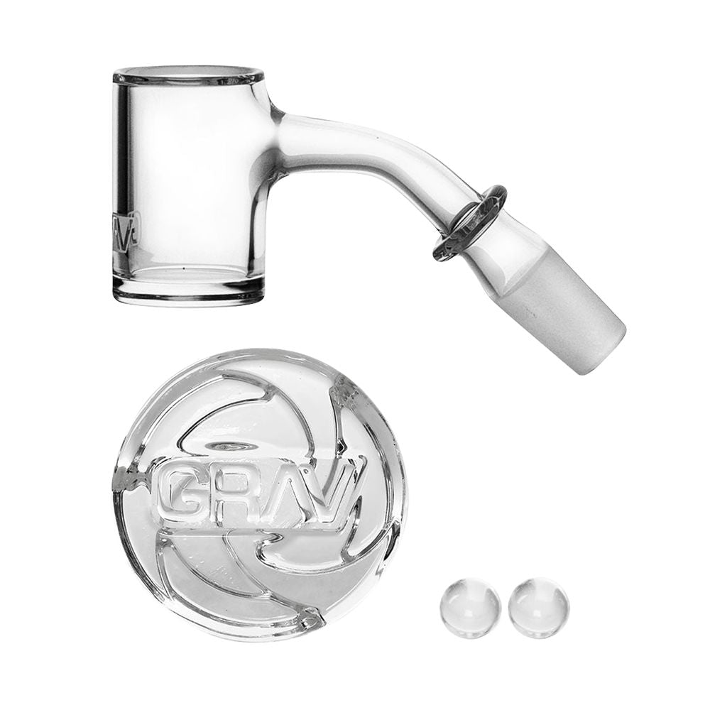 
                  
                    Load image into Gallery viewer, GRAV Seamless Quartz Banger Set | 4pc | 14mm M
                  
                