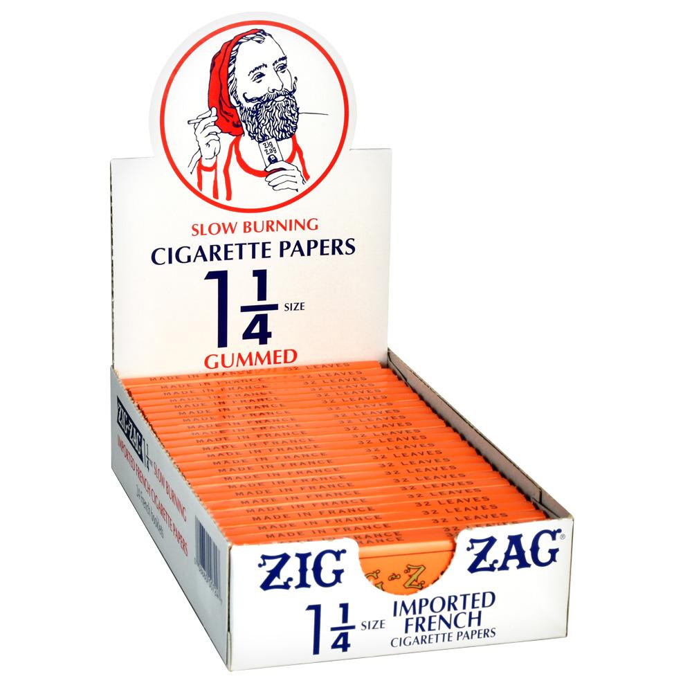 Zig Zag Orange Rolling Papers | 1 1/4 Inch – Ceramic Smokeware