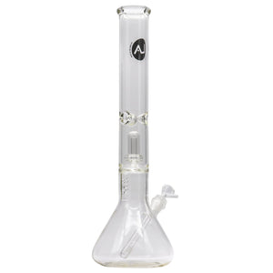 
                  
                    Load image into Gallery viewer, Thick Glass Beaker Showerhead Perc Bong
                  
                