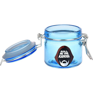 
                  
                    Load image into Gallery viewer, Dank Tank Roll Me One Kenobi Glass Storage Jar - 2.75&amp;quot; x 2.4&amp;quot;
                  
                