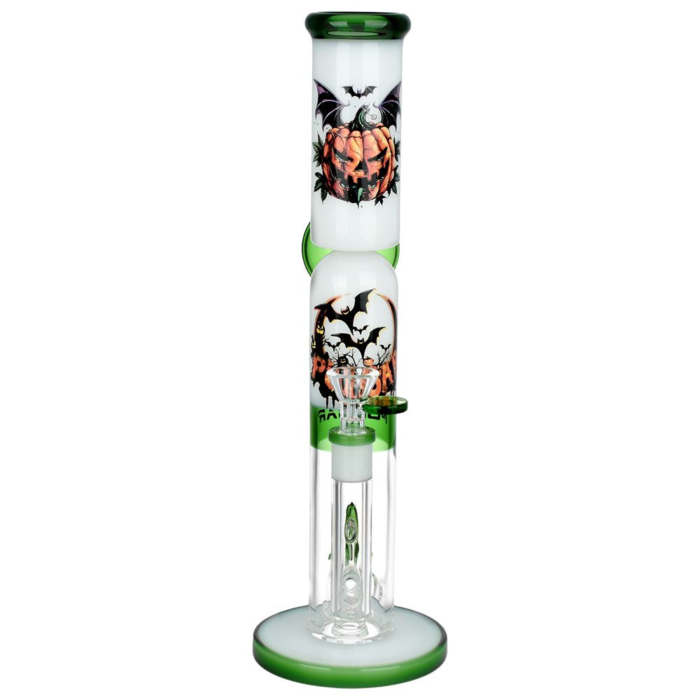 
                  
                    Load image into Gallery viewer, Pulsar Double Stacked Halloween Glass Water Pipe - 12.75&amp;quot; / 14mm F
                  
                