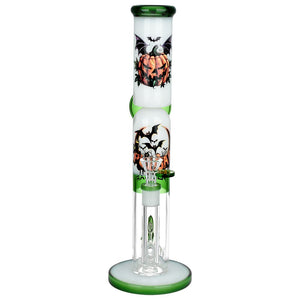 
                  
                    Load image into Gallery viewer, Pulsar Double Stacked Halloween Glass Water Pipe - 12.75&amp;quot; / 14mm F
                  
                