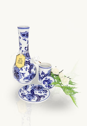
                  
                    Load image into Gallery viewer, Joy 3 Piece Set - Bong, Jar, Poker, Coaster
                  
                