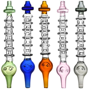 
                  
                    Load image into Gallery viewer, Rings of Enlightenment Glass Dab Straw - 6&amp;quot; / 5ct
                  
                