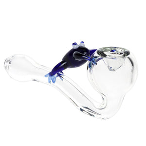 
                  
                    Load image into Gallery viewer, Frogger Glass Sherlock Hand Pipe - 4.75
                  
                