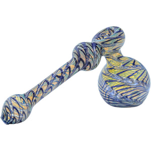 
                  
                    Load image into Gallery viewer, Full Rake Fumed Hammer Bubbler Pipe 6&amp;quot;
                  
                