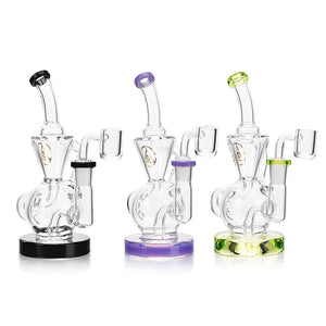 
                  
                    Load image into Gallery viewer, Air Bender Bubble-Cycler Concentrate Rig - Slime Purple
                  
                
