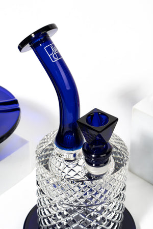 
                  
                    Load image into Gallery viewer, Twenties Collection Water Pipe | Cobalt
                  
                