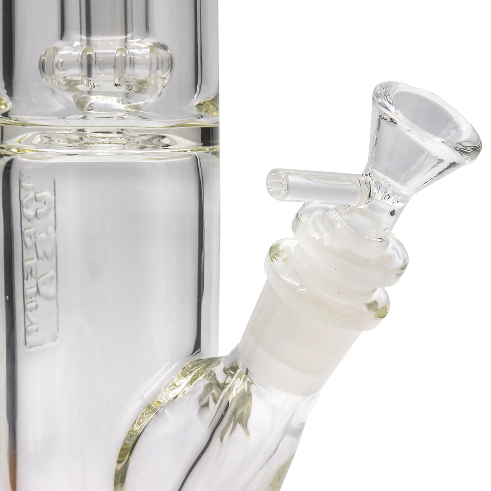 
                  
                    Load image into Gallery viewer, LA Pipes Thick Glass Straight Showerhead Perc Bong
                  
                