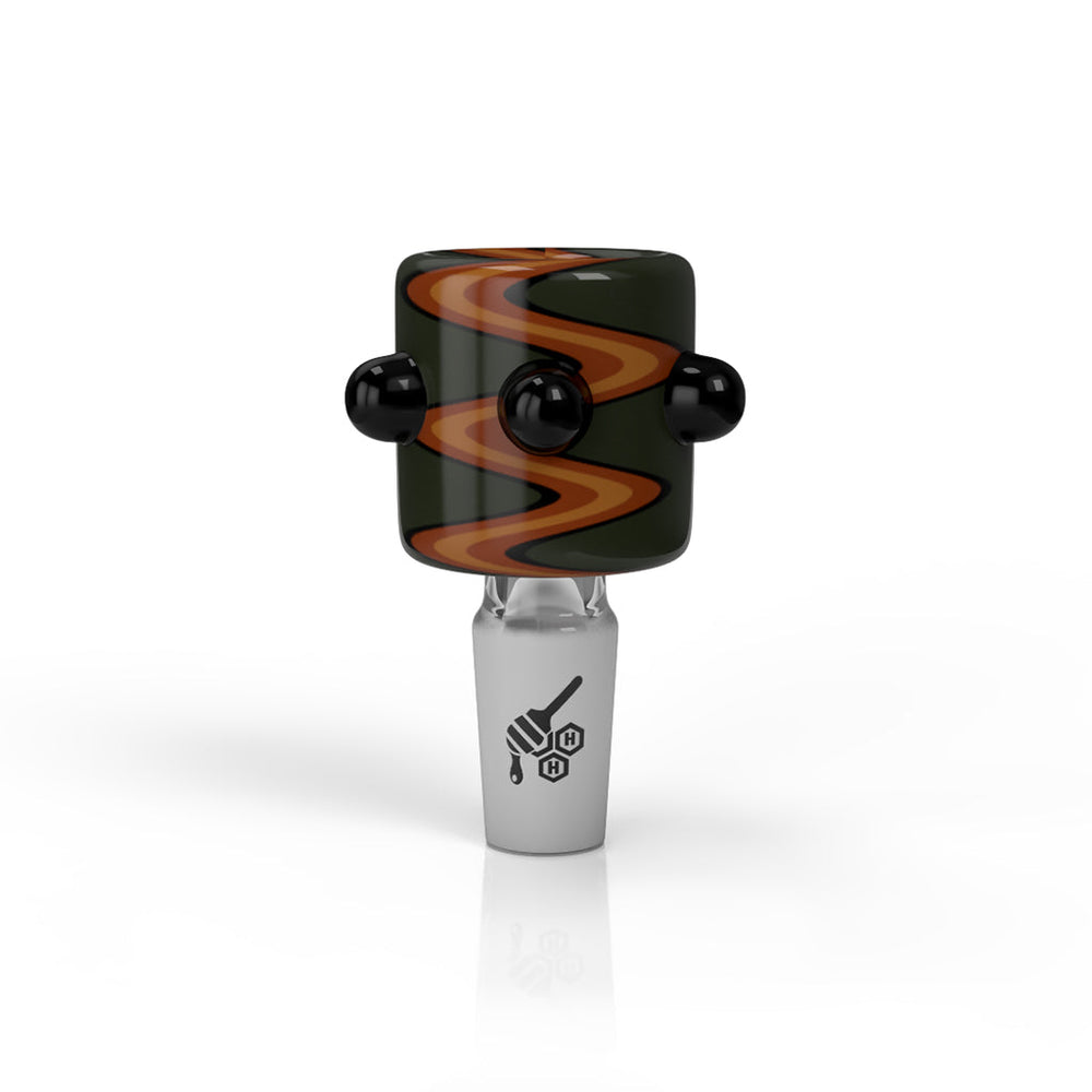 
                  
                    Load image into Gallery viewer, CYLINDER ZIG ZAG STRIPPED FLOWER BOWL PIECES
                  
                
