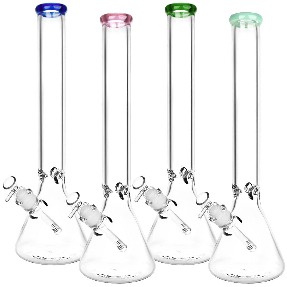 
                  
                    Load image into Gallery viewer, Classic Glass Beaker Light Water Pipe | 14mm F | Colors Vary
                  
                