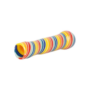 
                  
                    Load image into Gallery viewer, Rainbow Spirals Glass Chillum - 3.5&amp;quot;
                  
                