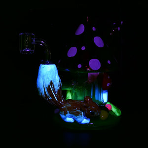 
                  
                    Load image into Gallery viewer, Shroom Forest Fantasy Glass Dab Rig - 6.8&amp;quot; / 14mm F
                  
                