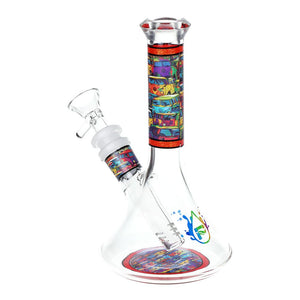 
                  
                    Load image into Gallery viewer, Design Series Flared Beaker Glass Water Pipe | 6.75&amp;quot; | 14mm F
                  
                