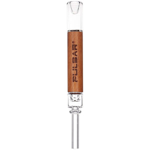 
                  
                    Load image into Gallery viewer, Pulsar Quartz &amp;amp; Rosewood Deco Dab Straw - 5.75&amp;quot;
                  
                