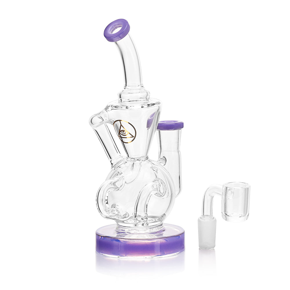 
                  
                    Load image into Gallery viewer, Air Bender Bubble-Cycler Concentrate Rig - Slime Purple
                  
                