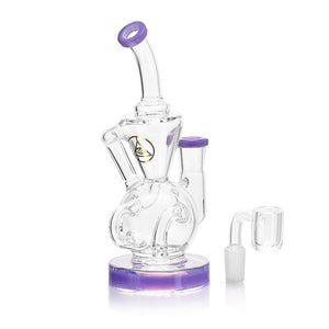 
                  
                    Load image into Gallery viewer, Air Bender Bubble-Cycler Concentrate Rig - Slime Purple
                  
                