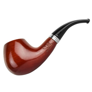 
                  
                    Load image into Gallery viewer, Shire Pipes Bent Apple Cherry Wood Tobacco Pipe
                  
                