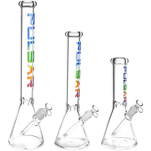 
                  
                    Load image into Gallery viewer, Illustrious Glass Beaker Water Pipe | 14mm F | Colors Vary
                  
                