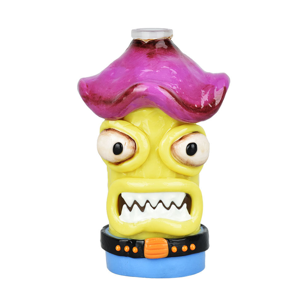 
                  
                    Load image into Gallery viewer, Shroom Monster Glass &amp;amp; Enamel Ash Catcher - 4.75&amp;quot; / 14mm M / 90D / Colors Vary
                  
                