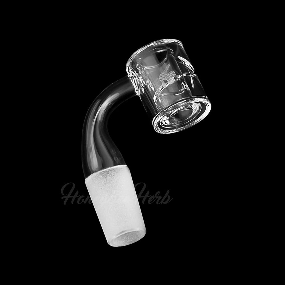 
                  
                    Load image into Gallery viewer, HONEY CHAMBER QUARTZ BANGER - 90° DEGREE | YL
                  
                