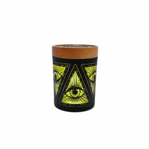 
                  
                    Load image into Gallery viewer, Illuminati Yellow Stash Jar
                  
                