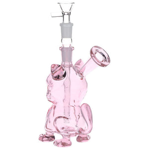 
                  
                    Load image into Gallery viewer, Purr-haps It&amp;#39;s A Cat Glass Water Pipe - 6&amp;quot; / 14mm F
                  
                