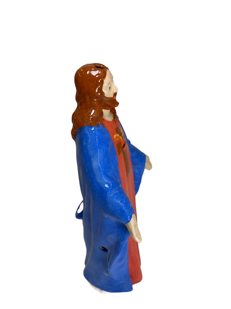 
                  
                    Load image into Gallery viewer, Ceramic Jesus Bubbler Bong
                  
                