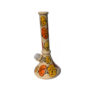 
                  
                    Load image into Gallery viewer, Silhouette Faced Beaker Bong
                  
                